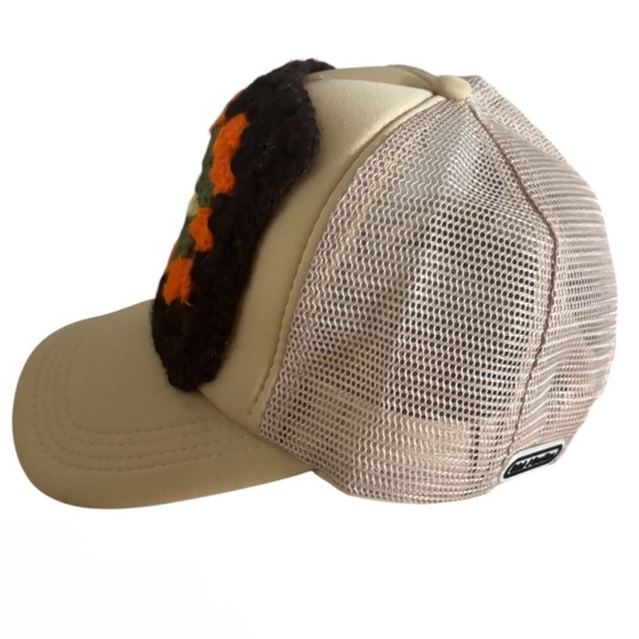 Granny Square Trucker Hat NWT